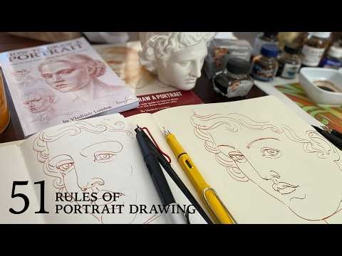 Tutorial: How to Draw Realistic Portraits using 51 Rules