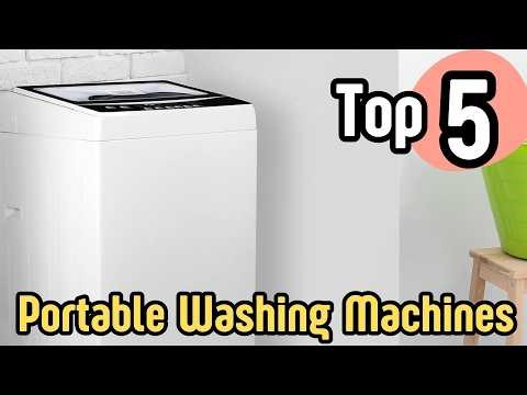 5 Best Mini Portable Washing Machines in 2026 with Prices List — Compact Washers for Travel & Apart