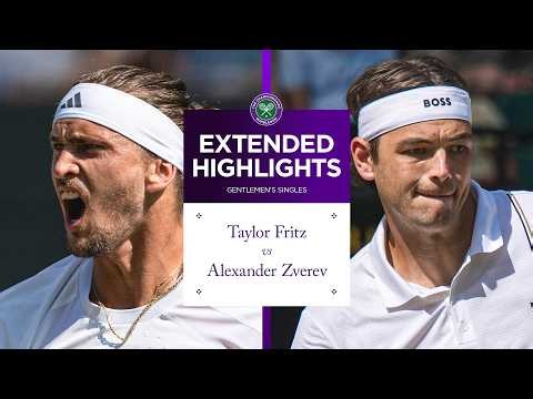 MASTERCLASS on No.1 Court 🔥 | Taylor Fritz v Alexander Zverev | Highlights | Wimbledon 2026