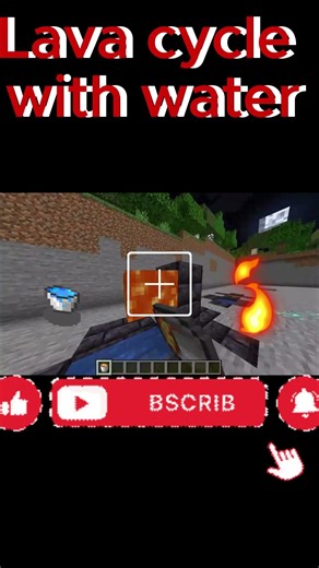 Dnot click the sound Minecraft Water & Lava Products Explained 🌊🔥#shorts