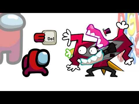 Mini Crewmate Kills The Amazing Digital Circus Ep. 8 Caine | Among Us