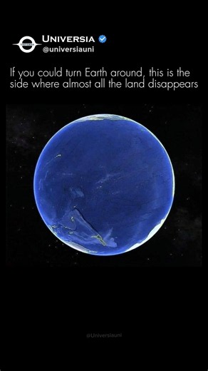 Earth Has a Side That Almost Looks Like One Giant Ocean