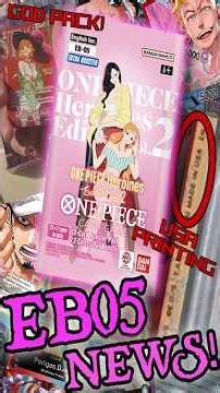USA Printing And GOD PACK! || #optcg #news || #onepiece #onepiecetcg #eb05