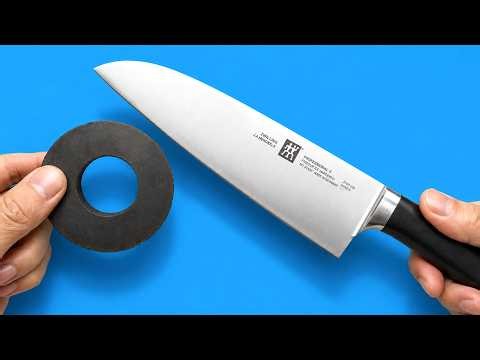 KNIFE Like a Razor ! Sharpen Your Knife In 3 Minutes With This Tool
