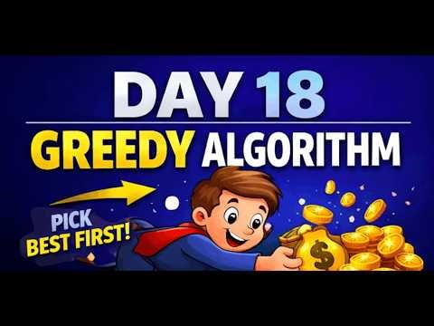 Day 18 – Greedy Algorithms | Coin Change & Activity Selection 🔥