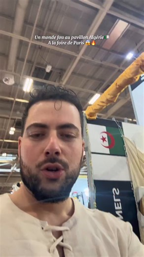 Un monde fou à la foire de Paris aujourd’hui au pavillon algérien 🇩🇿