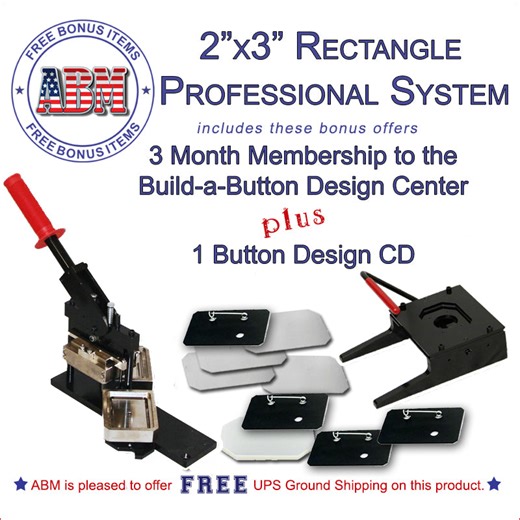 2"x3" Rectangle Magnet Making Kit