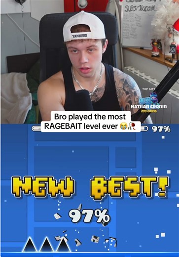RAGEBAIT Level Gameplay in Geometry Dash