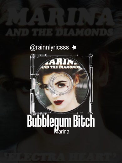 Bubblegum Bitch #foryou #lyrics #musicvideo #musicvibes #fyp | bubblegum