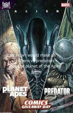 How would I make an Aliens vs predator on the planet of the apes game (Re upload)