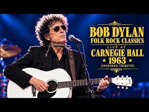 Bob Dylan 🔥 Folk Rock Classics | Live at Carnegie Hall 1963 (Inspired Tribute)