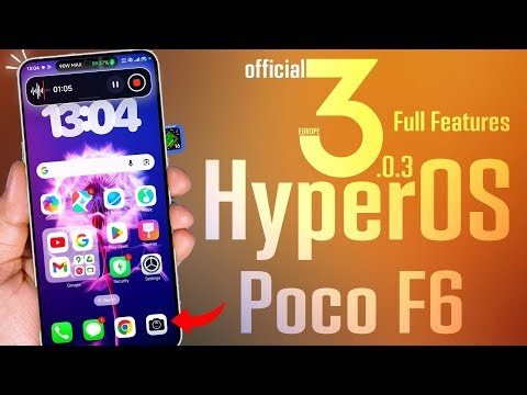 POCO F6 HyperOS 3 Official Global Update Review ♥️ Full Changelog and Feature 🔥 