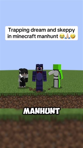 They respawned inside of the trap LOL 💀💀💀 #minecraft #gaming | Dream