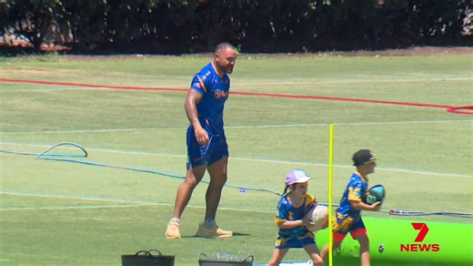 As they prepare to head back to court on Friday in their battle with former player Zac Lomax, Parramatta turned their attention to their youngest fans in Sydney's west. #NRL | 7NEWS Sydney