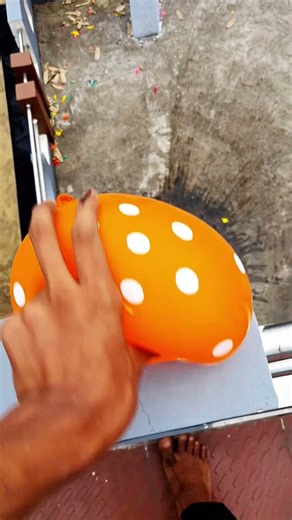 Experiment: Rooftop Water Balloon Drop With Real Sound 🔊