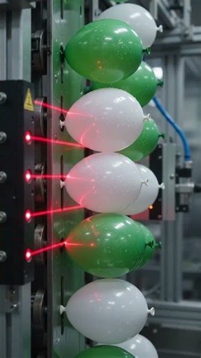 From Liquid Latex to Perfect Green & White Balloons! | Watch the Satisfying Factory Process!