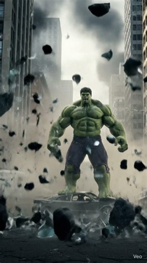 Hulk Rage Unleashed 💚💥 City Smash | Epic Shockwave Scene (4K)