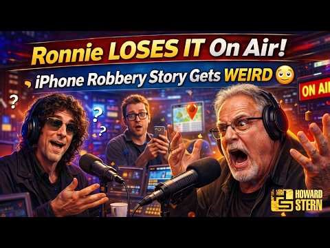 Ronnie LOSES IT On Air While Teddy’s iPhone Robbery Story Gets WEIRD 😳 | The Howard Stern Show