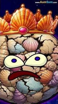 The Cracked Shell Planet! | #aumsum #kids #shorts