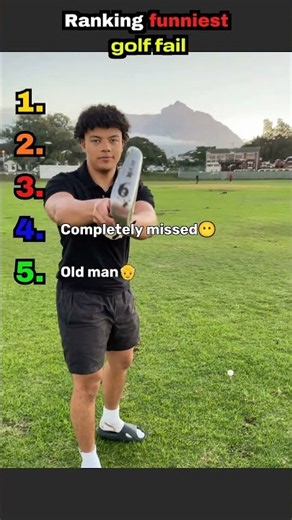 RANKED: The Most Hilarious Golf Fails ⛳😂 #viral #follow #fypシ #funny #ranks #golffails #golf