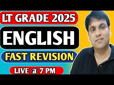 ENGLISH | PRACTICE -4| TGT, PGT, KVS , LT, GIC, NVS, EMRS, BPSC TRE 4,