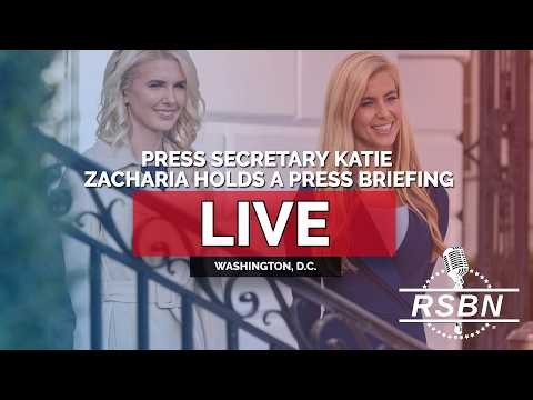 LIVE REPLAY: White House Press Secretary Katie Zacharia Holds Inaugural Press Briefing - 10/13/26