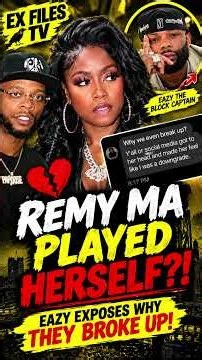 Remy Ma Played Herself? Eazy The Block Captain Speaks Out! 👀
