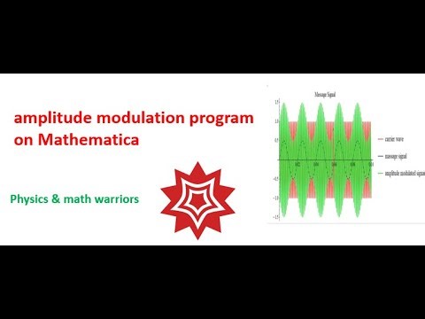 amplitude modulation program on Mathematica