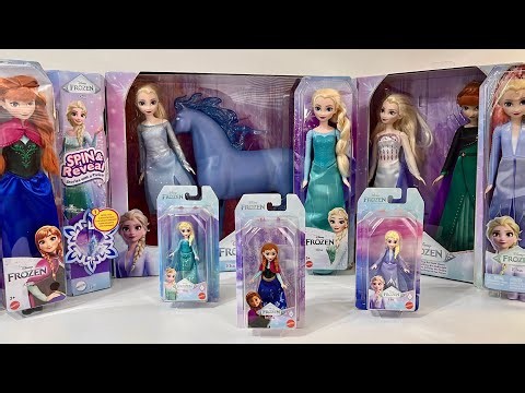 Frozen Elsa and Anna Playset | Satisfying Unboxing Disney Princess MATTEL Doll Collection | ASMR