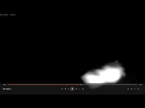 Giant Orb Numba 3! 5min 58sec Shot with Black night Sky UAP into