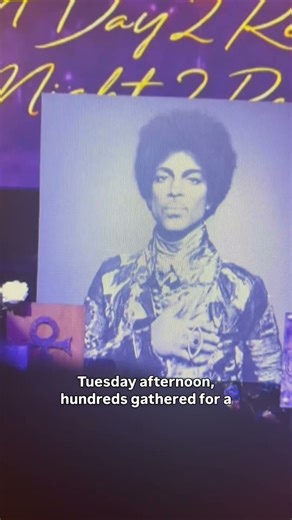 People pay respects to Prince 10 years after his death