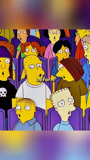Bart has new uniform #simpsons