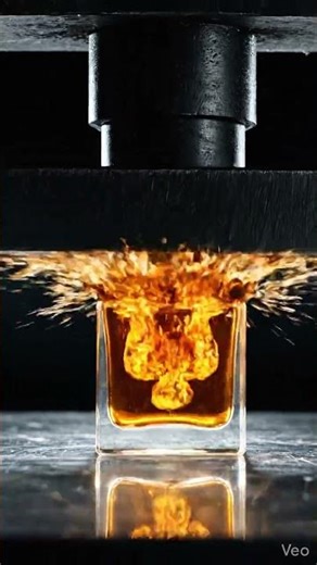 😱 Insane Crush! Perfume Bottle Explodes in Slow Motion ⚡
