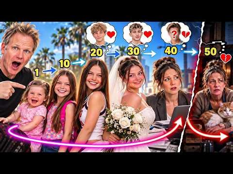 I Saw My FUTURE From Ages 1 To 50! (PICKED WRONG GUY?!) | Salish & Jordan Matter