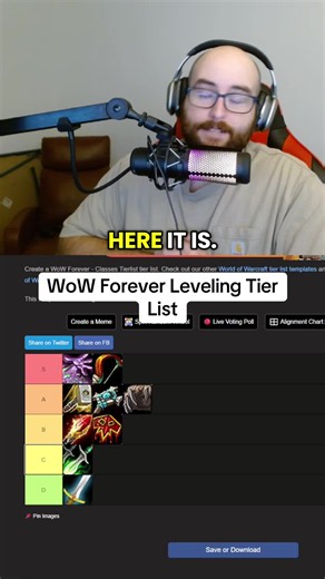WoW Forever Leveling Tier List: Best Classes for the Beta