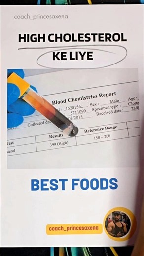 High Cholesterol के लिए 6 Best Foods 🥗💯 - #Shorts #Cholesterol