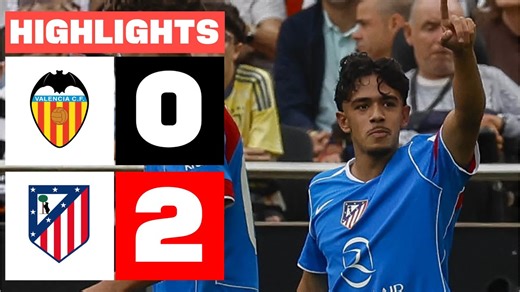 VALENCIA CF 0 - 2 ATLÉTICO DE MADRID | RESUMEN LALIGA EA SPORTS