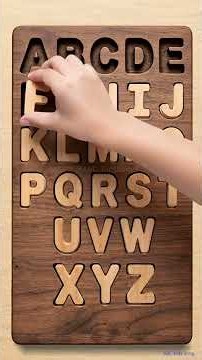The Easiest Way to Teach ABCs! 🧩 Interactive Letter Puzzle #learning #kids #shorts