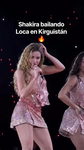 Shakira y sus bailarinas hacen la coreografía de Loca en Kirguistán 🔥💃 #shakira #loca