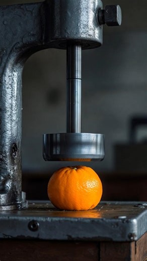 Relaxing Orange Crushing 💯 Oddly Satisfying l #orange #asmr l