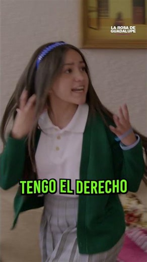 😠👉 Ese bueno para nada te sonsaca para que te vayas de pinta 🎒🚫 #LaRosaDeGuadalupe