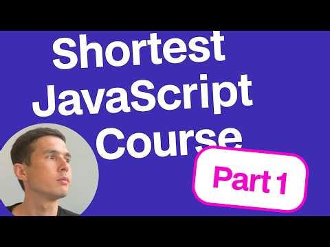 JavaScript Crash Course | Part 1
