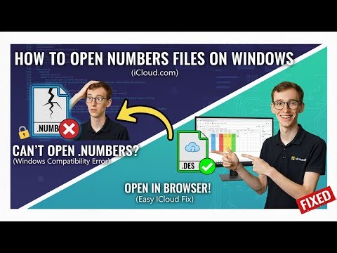 How to Open Numbers Files on Windows (iCloud.com)