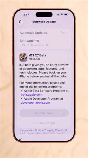 iOS 27 Developer Beta Installed on iPhone!