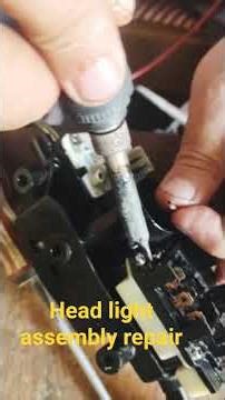 Headlight Assembly Repair Car Headlight Fixing Guid Restore #rearlights Damaged Lights #headlights