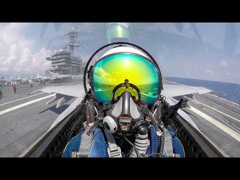 Daily Life of Skilled US Navy Pilots Operating Most Feared Fighter Jets in the Ocean