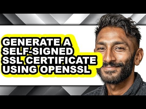 How to Generate a Self-signed Ssl Certificate Using Openssl (easy Method)