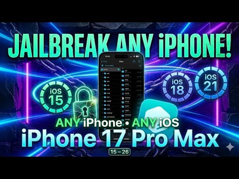 iOS 26 Jailbreak – How to Jailbreak iOS 15 TO iOS 26 WITHOUT a Computer / new methode 2026