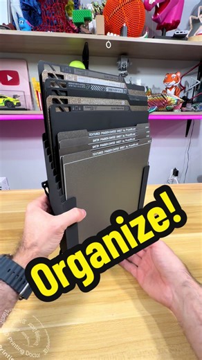Efficiently Organize Your 3D Printer Build Plates