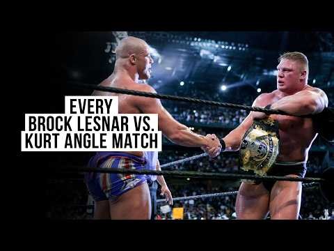 Every Brock Lesnar vs. Kurt Angle Match